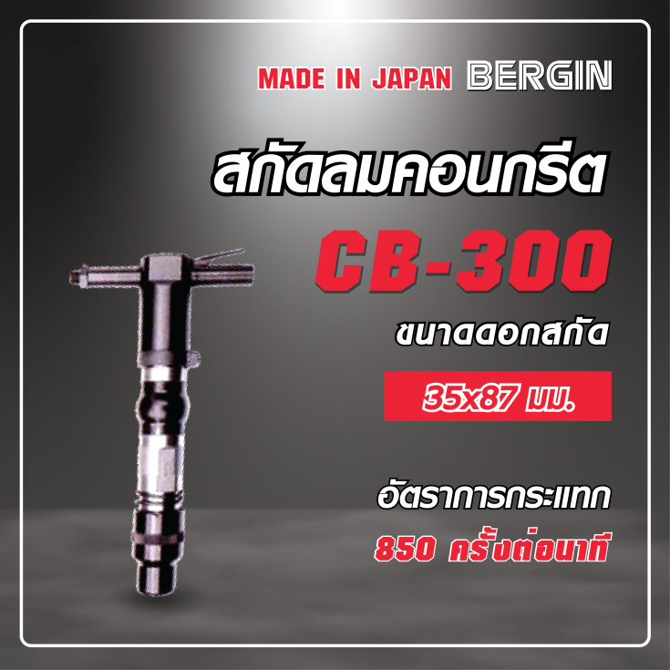 สกัดลมคอนกรีต CB-300